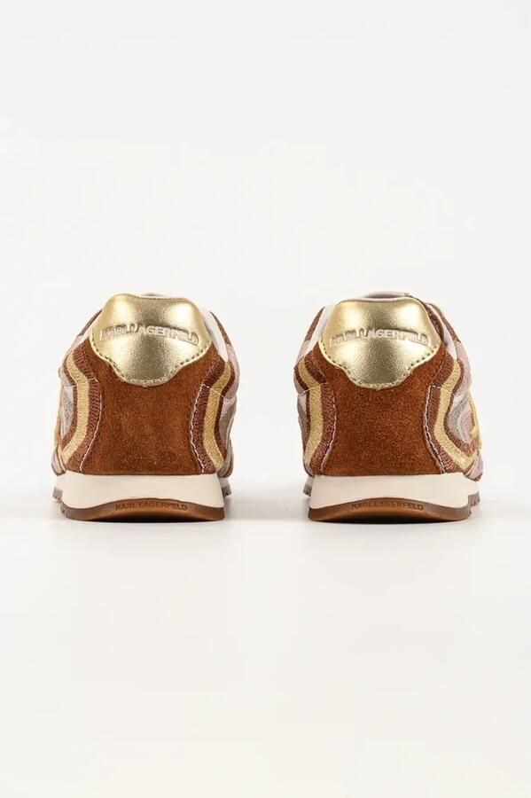 Karl Lagerfeld Sneakers laag beige bruin oudroze wit - Foto 4