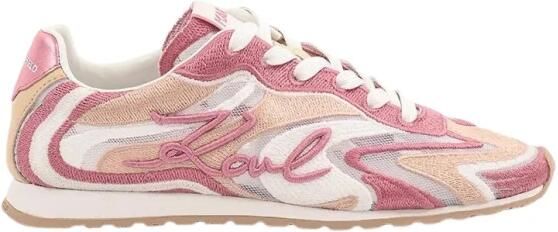 Karl Lagerfeld Low-Top Sneakers Venus Mesh Mix Lo Lace in poeder roze - Foto 2