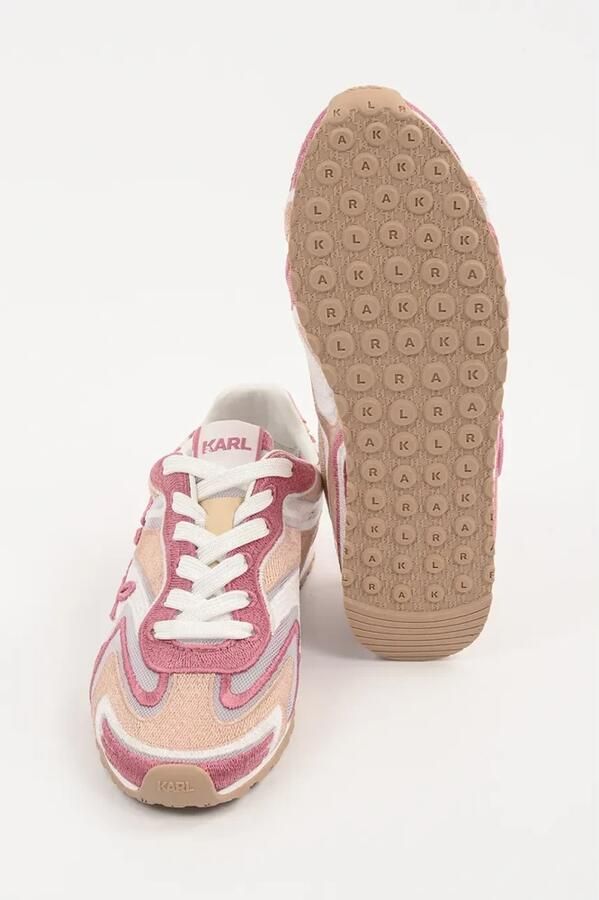 Karl Lagerfeld Low-Top Sneakers Venus Mesh Mix Lo Lace in poeder roze - Foto 4