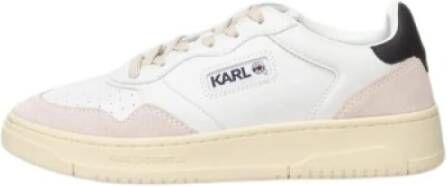 Karl Lagerfeld Krew KL Kounter Lo Lace Sneaker White Dames
