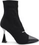 Karl Lagerfeld Boots & laarzen Debut Mix Knit Ankle Boot in zwart - Thumbnail 1