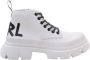 Karl Lagerfeld Lace-up Boots White Dames - Thumbnail 1