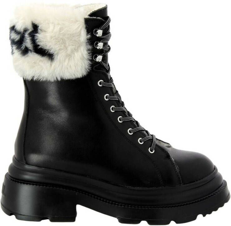 Karl Lagerfeld Lace-up Boots Zwart Dames