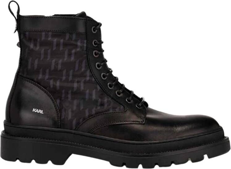 Karl Lagerfeld Lace-up Boots Black Heren