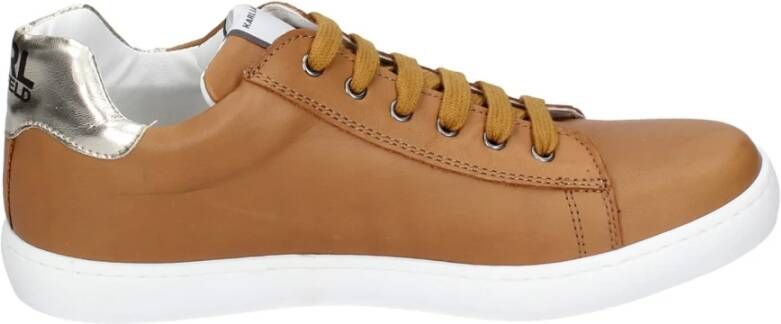 Karl Lagerfeld Leren Dames Sneakers Stijlvolle Schoenen Brown Dames