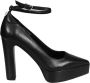 Karl Lagerfeld Leren puntige pumps - Thumbnail 1