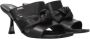 Karl Lagerfeld Leren sandalen met vintage-effect en middelhoge hakken - Thumbnail 1