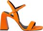 Karl Lagerfeld Moderne Elegantie Leren Hakken Orange Dames - Thumbnail 1