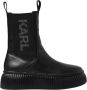 Karl Lagerfeld Platte Enkellaarsjes - Thumbnail 1