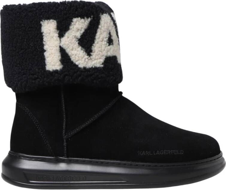 Karl Lagerfeld Platte Enkellaarsjes