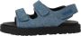 Karl Lagerfeld Sandalen Salon Tred Quilted Slingback in blauw - Thumbnail 1