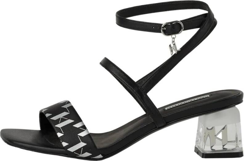 Karl Lagerfeld Sandalen ICE BLOK Mono Strap Sandal in zwart