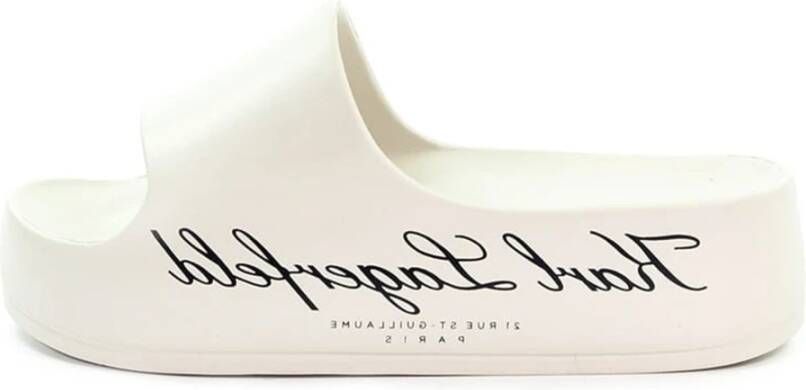 Karl Lagerfeld Schuifregelaars White Dames