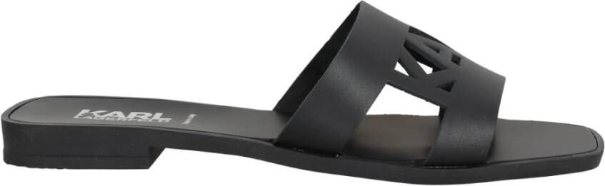 Karl Lagerfeld Slippers Skoot Ii Karl Cut-Out in zwart