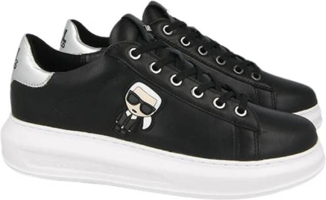 Karl Lagerfeld Lederen trainers sneakers k Ikonik Kapri Black Dames