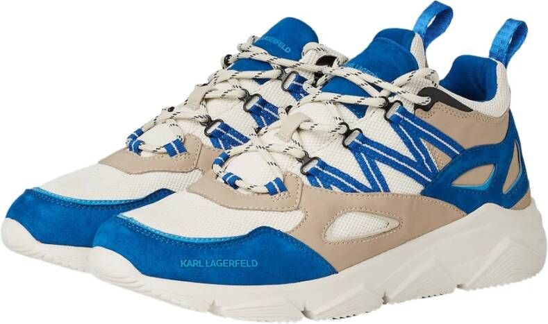 Karl Lagerfeld Verger Laat Loop Runner schoenen Blauw Heren