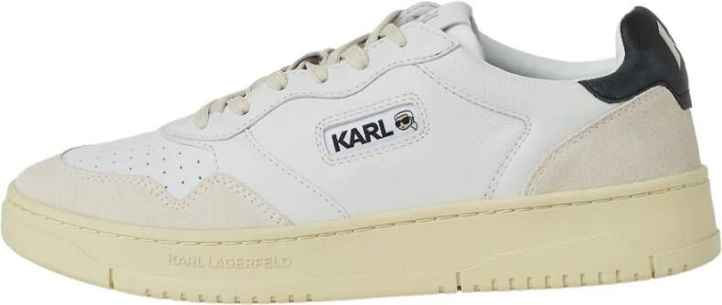 Karl Lagerfeld Krew KL Kounter Lo Lace Sneaker White Dames