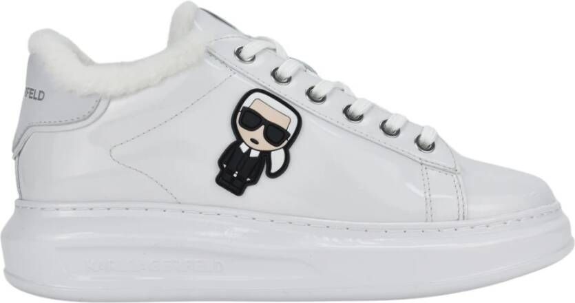 Karl Lagerfeld Sneakers Kapri Ikon Shine Lo Lace in zwart - Foto 8