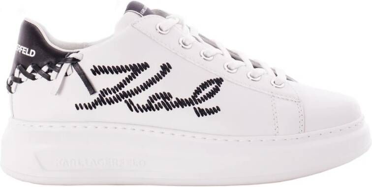 Karl Lagerfeld Sneakers Kapri Whipstitch Lo Lace in wit