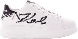 Karl Lagerfeld Sneakers Kapri Whipstitch Lo Lace in white