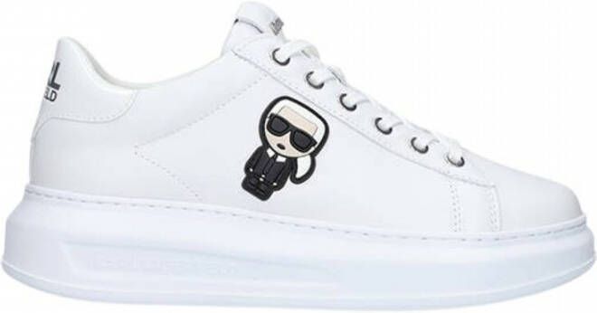Karl Lagerfeld women shoes leather trainers sneakers K Ikonik Kapri Wit Dames