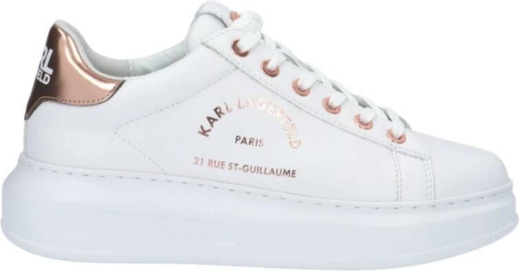 Karl Lagerfeld Sneakers Kapri Maison Karl Lace in wit