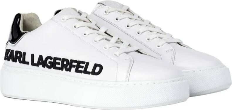 Karl Lagerfeld Deportiva con logotipo en relieve en el lateral Wit Heren