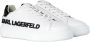 Karl Lagerfeld Deportiva con logotipo en relieve en el lateral Wit Heren - Thumbnail 4