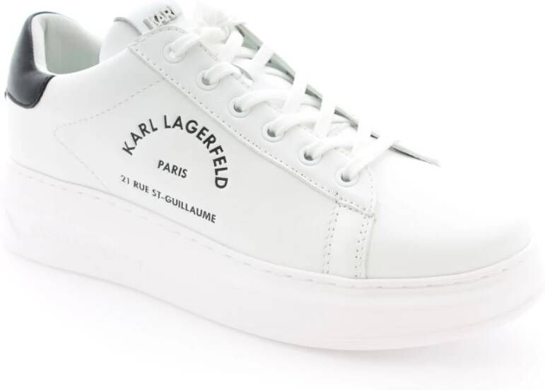 Karl Lagerfeld Kapri Maison Lace Sneakers Wit Heren - Foto 4