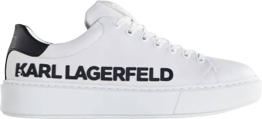 Karl Lagerfeld Deportiva con logotipo en relieve en el lateral Wit Heren
