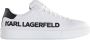 Karl Lagerfeld Deportiva con logotipo en relieve en el lateral Wit Heren - Thumbnail 1