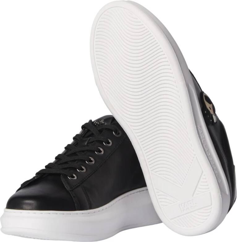 Karl Lagerfeld Lederen trainers sneakers k Ikonik Kapri Zwart Dames