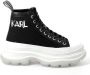 Karl Lagerfeld Boots & laarzen Art Deco Lace Boot in zwart - Thumbnail 1