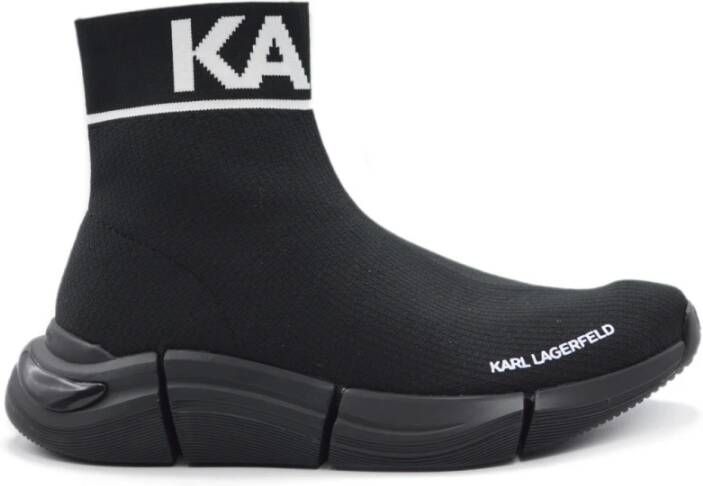 Karl Lagerfeld 's shoes leather trainers sneakers Kapri Plexikonic Zwart - Foto 9