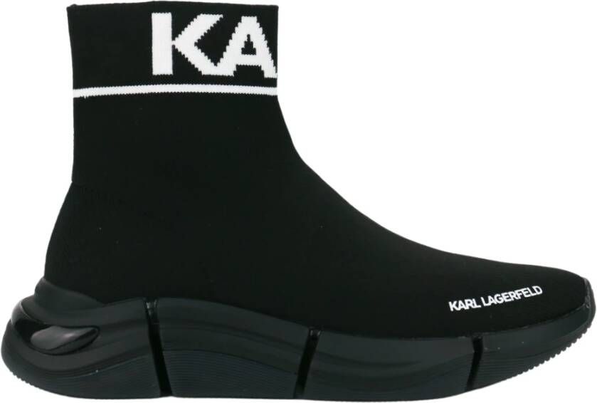 Karl Lagerfeld 's shoes leather trainers sneakers Kapri Plexikonic Zwart - Foto 6