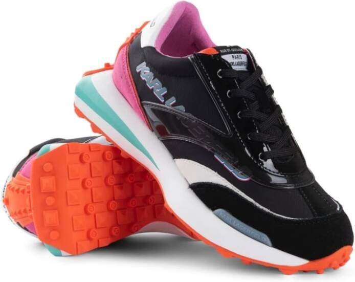 Karl Lagerfeld 's shoes leather trainers sneakers Kapri Plexikonic Zwart - Foto 8