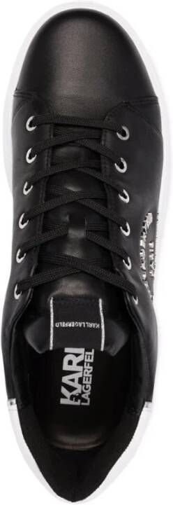 Karl Lagerfeld 's shoes leather trainers sneakers Kapri Plexikonic Zwart - Foto 18
