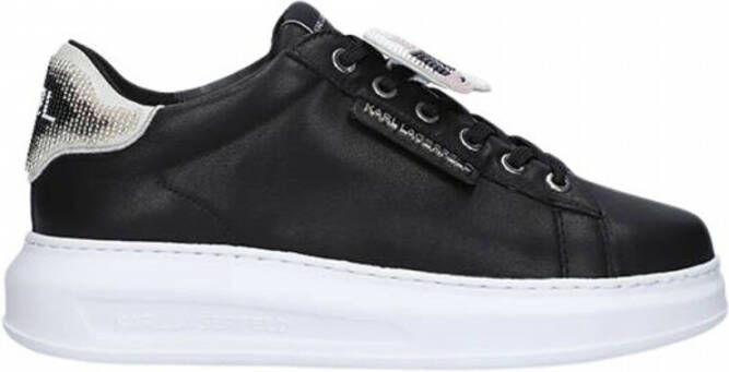Karl Lagerfeld Sneakersy Kapri Ikon Twin Bead Lo Kl62576A 00s Zwart Dames