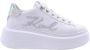 Karl Lagerfeld Low-Top Sneakers Anakapri Signia Lace Lthr in wit - Thumbnail 1