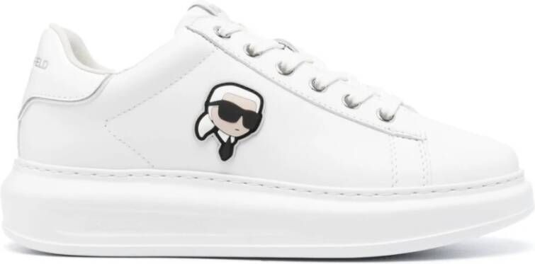 Karl Lagerfeld Stijlvolle Sneakers voor Mannen en Vrouwen White Dames