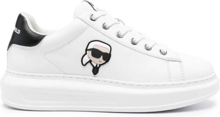 Karl Lagerfeld Stijlvolle Sneakers voor Mannen en Vrouwen White Dames