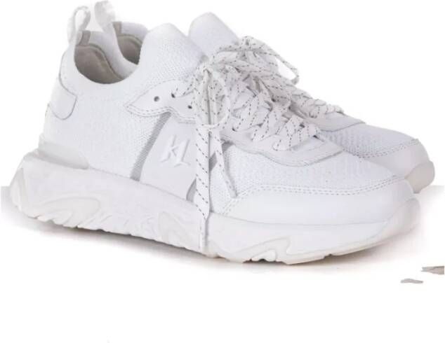 Karl Lagerfeld Stijlvolle Sneakers voor Mannen en Vrouwen White Dames