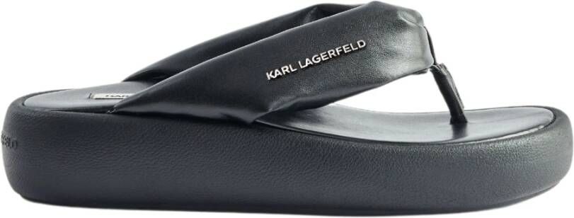 Karl Lagerfeld Teenslippers Sliders Black Dames