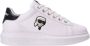 Karl Lagerfeld Witte Casual Leren Sneakers White Dames - Thumbnail 1