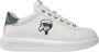 Karl Lagerfeld Witte Heren Sneakers Kapri Stijl White Heren - Thumbnail 1