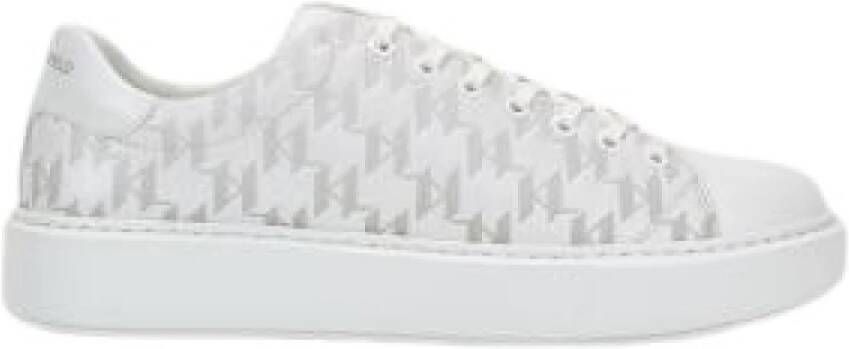 Karl Lagerfeld Witte Sneakers Regular Fit White Heren