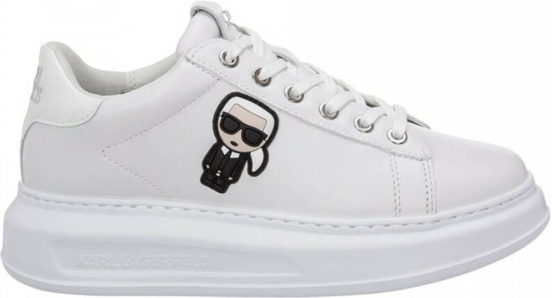 Karl Lagerfeld women shoes leather trainers sneakers K Ikonik Kapri Wit Dames