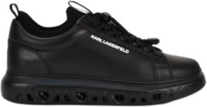 Karl Lagerfeld Zwarte Sneakers Regular Fit Black Heren
