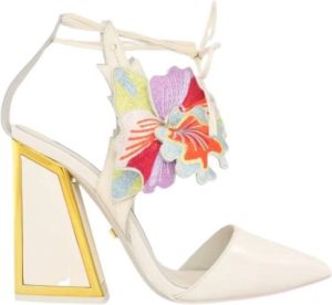 Kat Maconie Heeled Mules Beige Dames