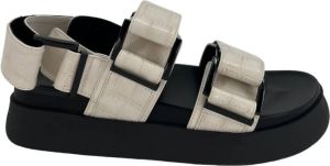 Kat Maconie Rimini white croc sandaal Wit Dames